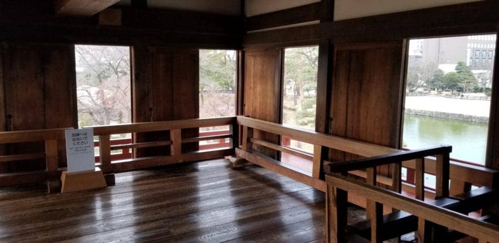 Matsumoto Castle Moon viewing Room