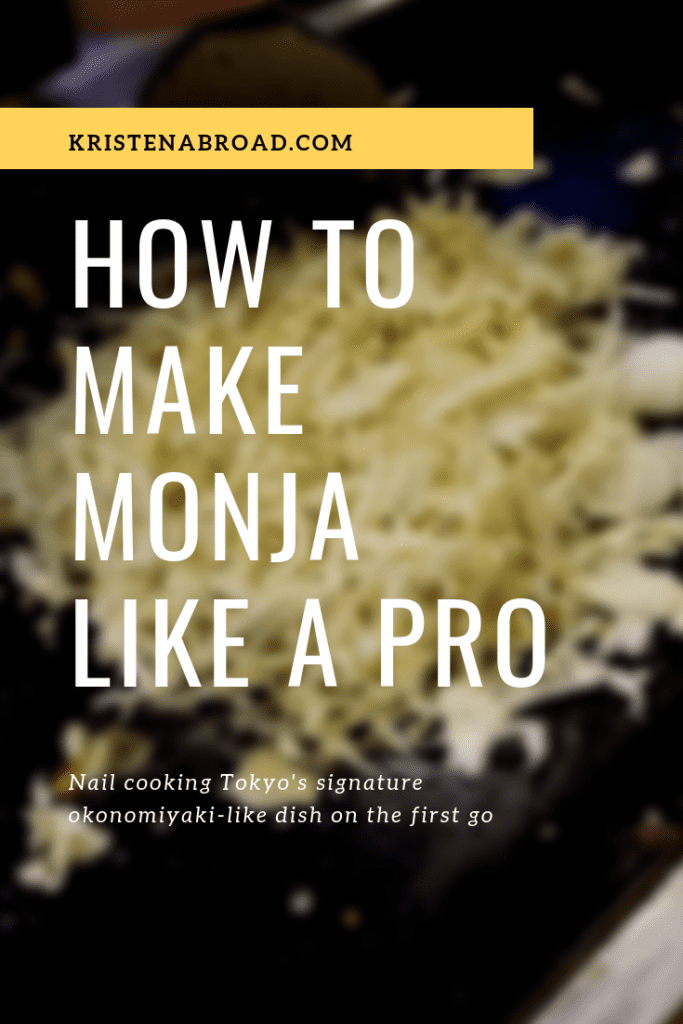 How to make monjayaki or monja, Tokyo's version of okonomiyaki