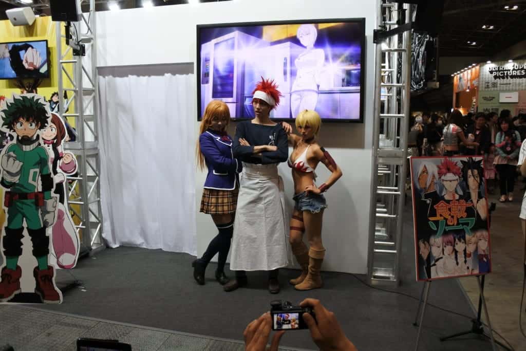 cosplayers of 食戟のソーマ  or Food Wars! anime show