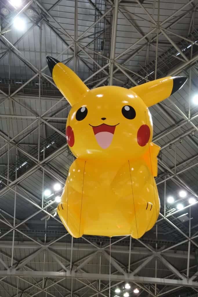 Pikachu Giant Balloon at AnimeJapan