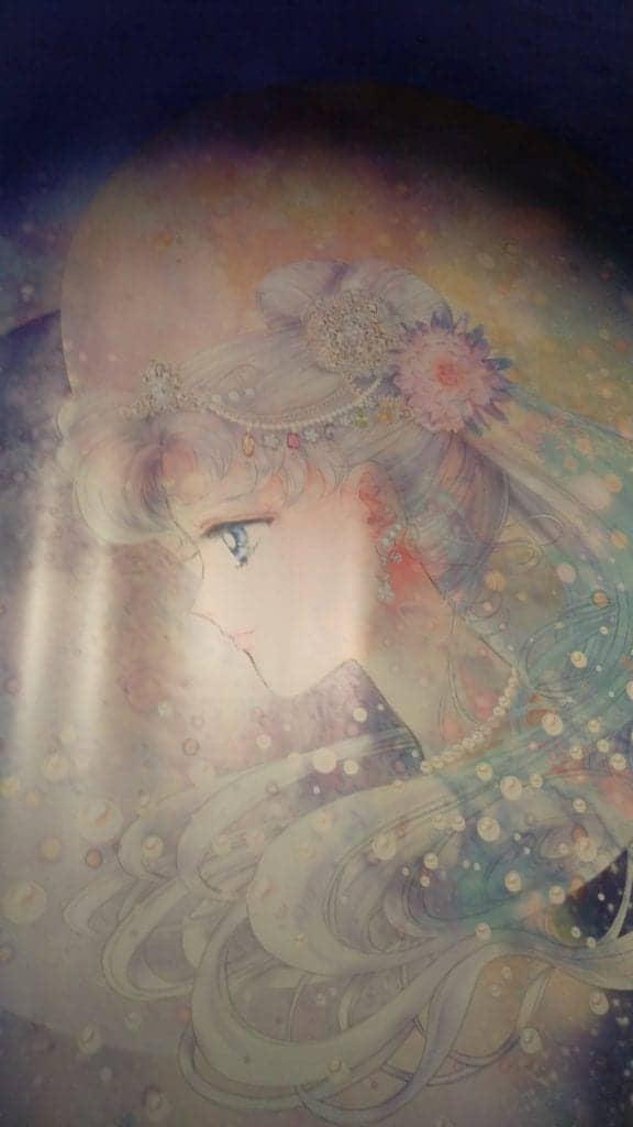 Sailor Moon Exhibit Wall art of Queen Serenity