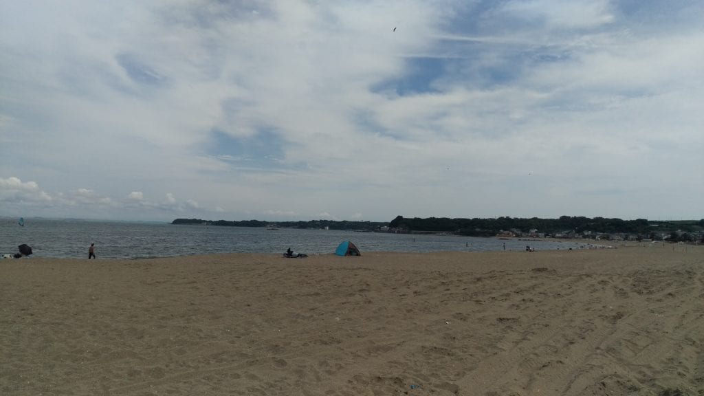 a view of the beach at Miura Kaigan