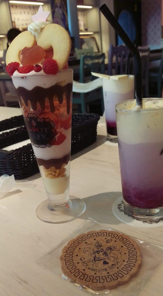 Sailor Moon Cafe Q-Pot Pink Sugar Heart Parfait