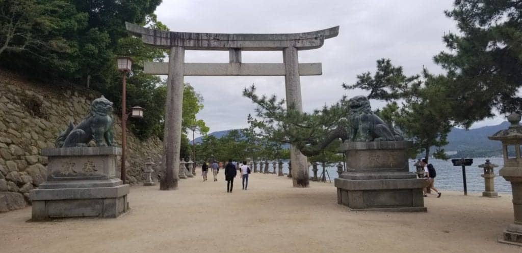 Entrance to Itsukushima Shrine 