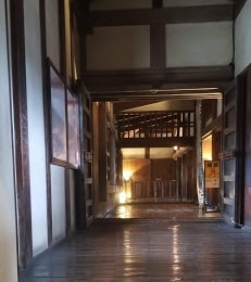 Inside Matsuyama Castle in Ehime Prefecture Japan