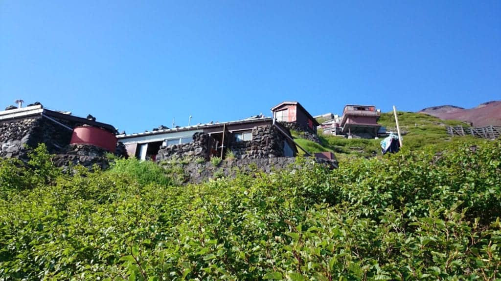 Mountain Huts on Mount Fuji 