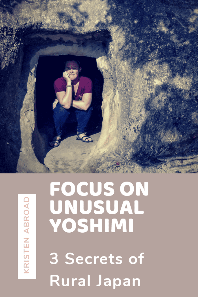 Focus on Unusual Yoshima 3 Secrets of Rural Japan Girl Sitting in the Hundred Caves of Yoshimi