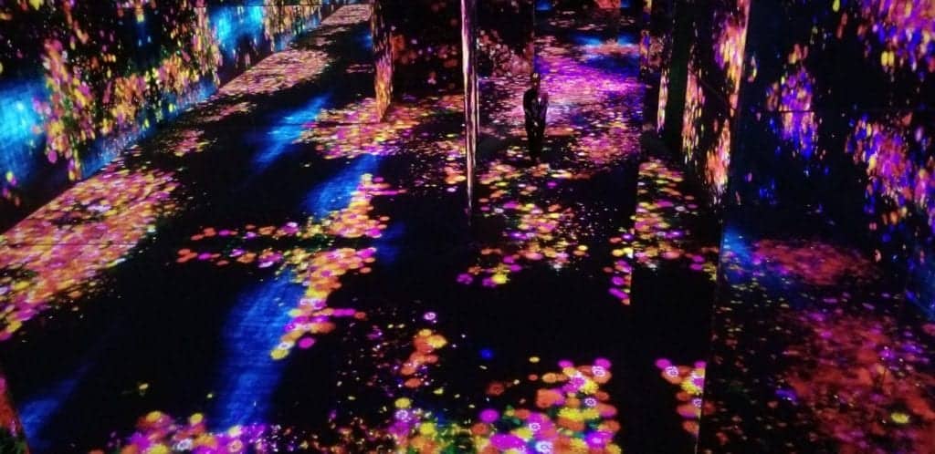 Flower Forest at teamLab Borderless