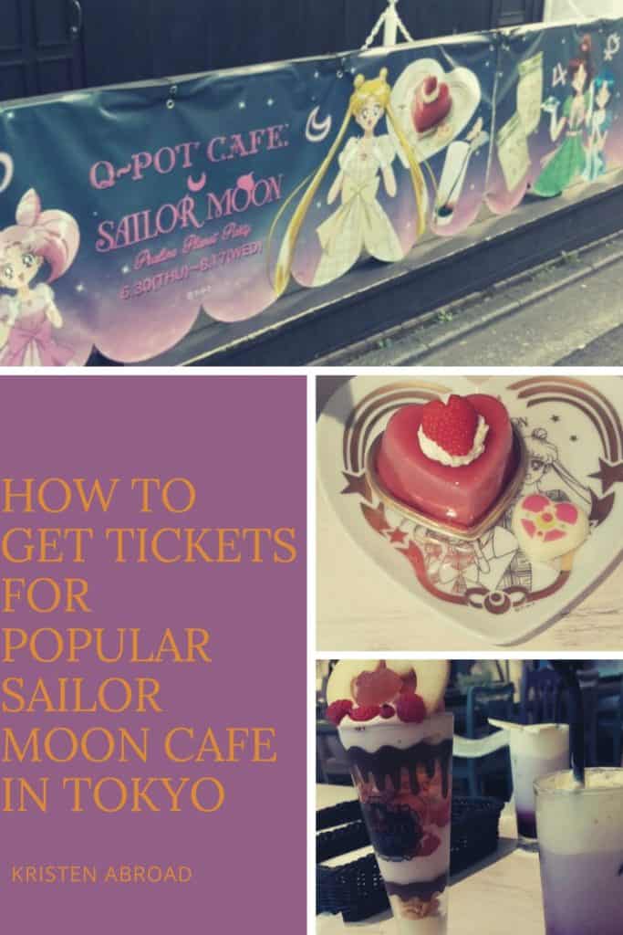 How to get Tickets for Popular Sailor Moon Cafe in Tokyo