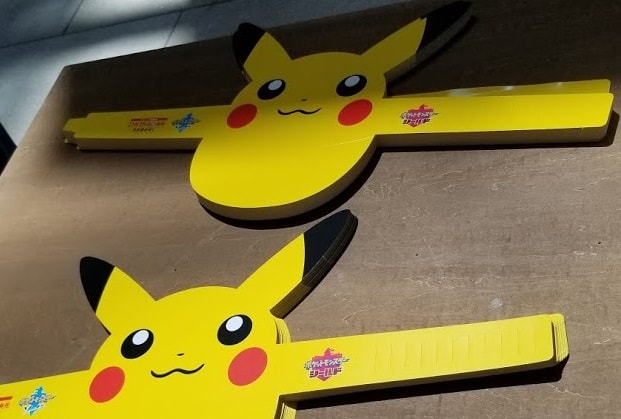 Pikachu Paper hats given out for free at Pikachu Outbreak