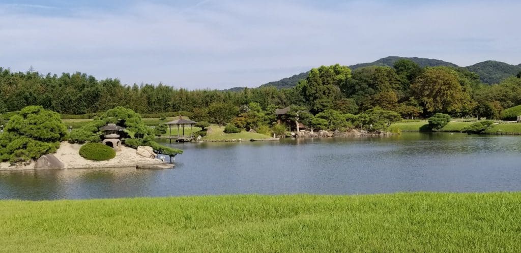 Korakuen Garden in Okayama Japan